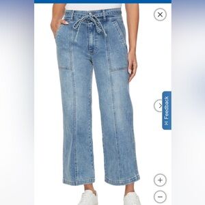 Hudson Jeans Light Blue Wide Leg Denim